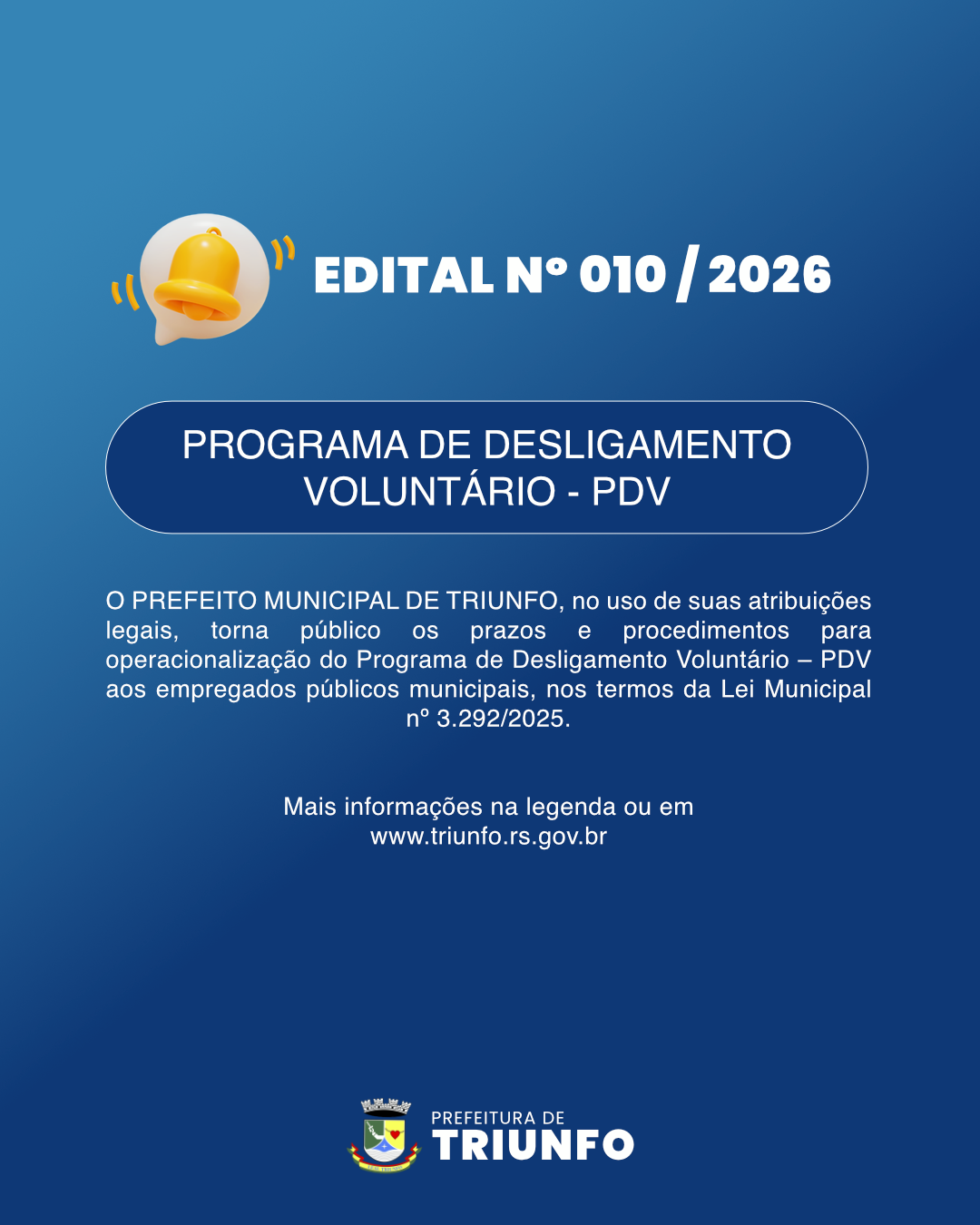 EDITAL N⁰ 010/2026