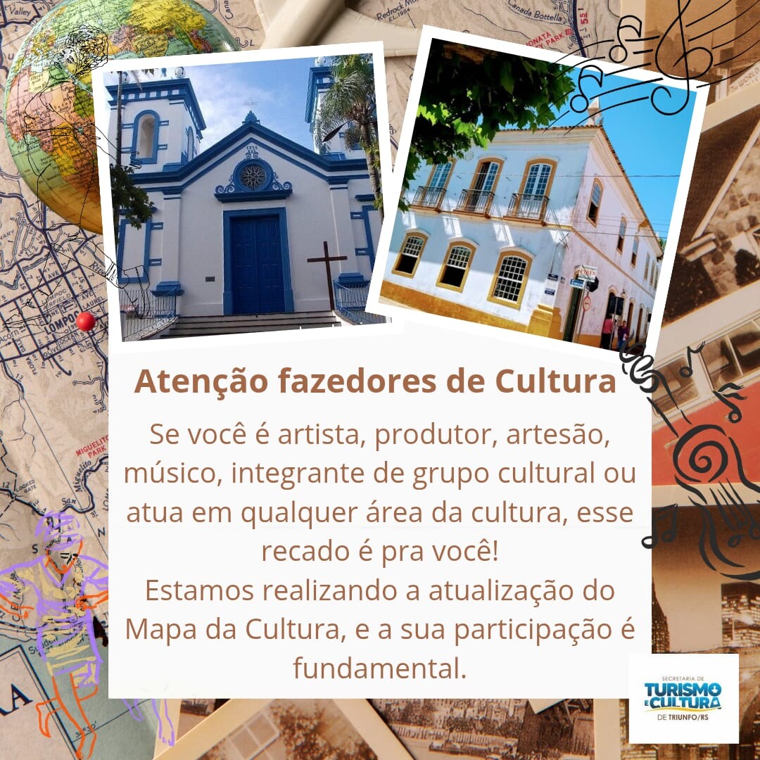  ATENÇÃO, FAZEDORES DE CULTURA! 