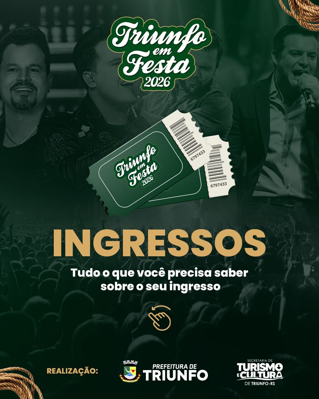 INGRESSOS - TUDO O QUE VOCÊ PRECISA SABER SOBRE O SEU INGRESSO
